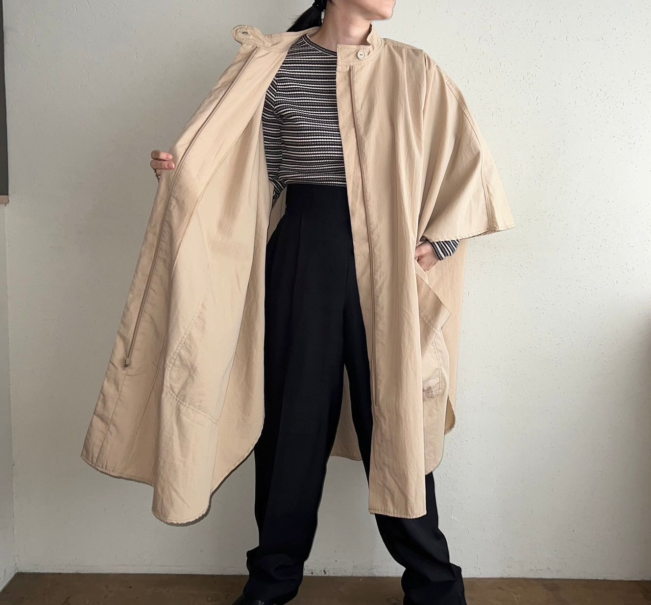 90s Poncho Made in USA