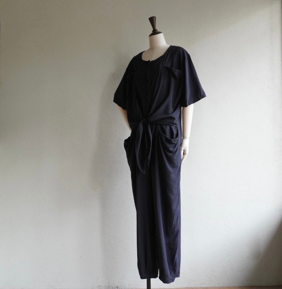 90s Black Jumpsuit Made in Italy