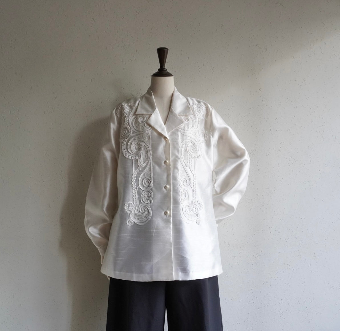 90s Cord Lace Shirt, Jacket