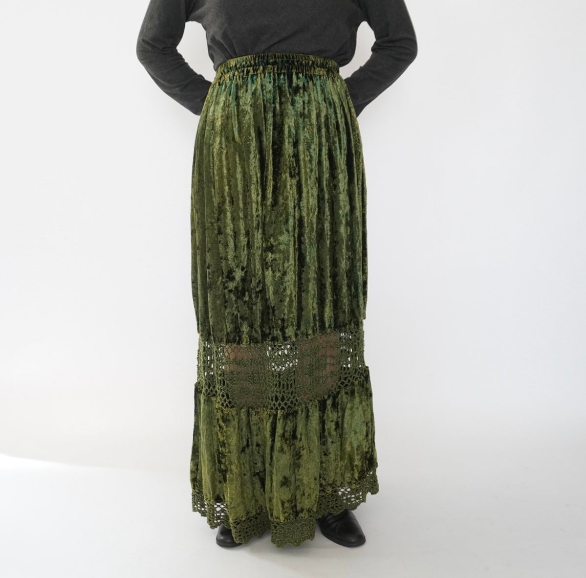 90s Velour Skirt