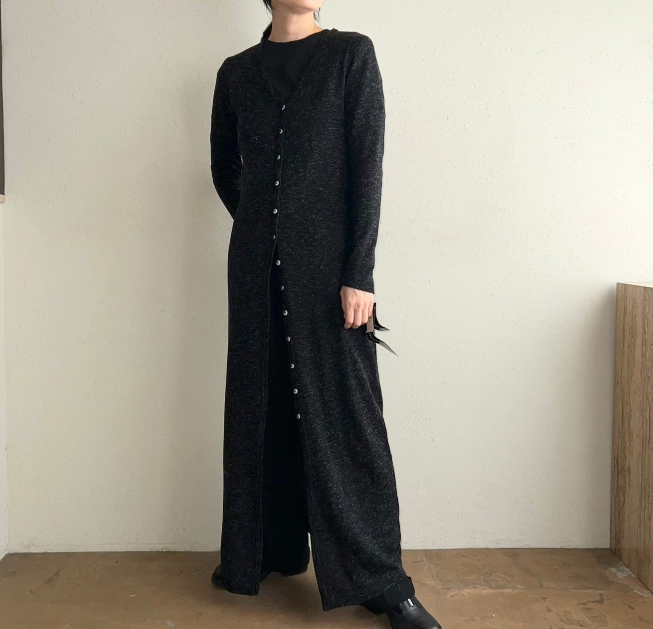 90s Long Cardigan Made in USA Dead Stock