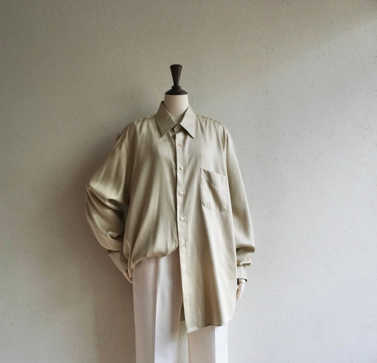 90s Beige Shirt Dead Stock