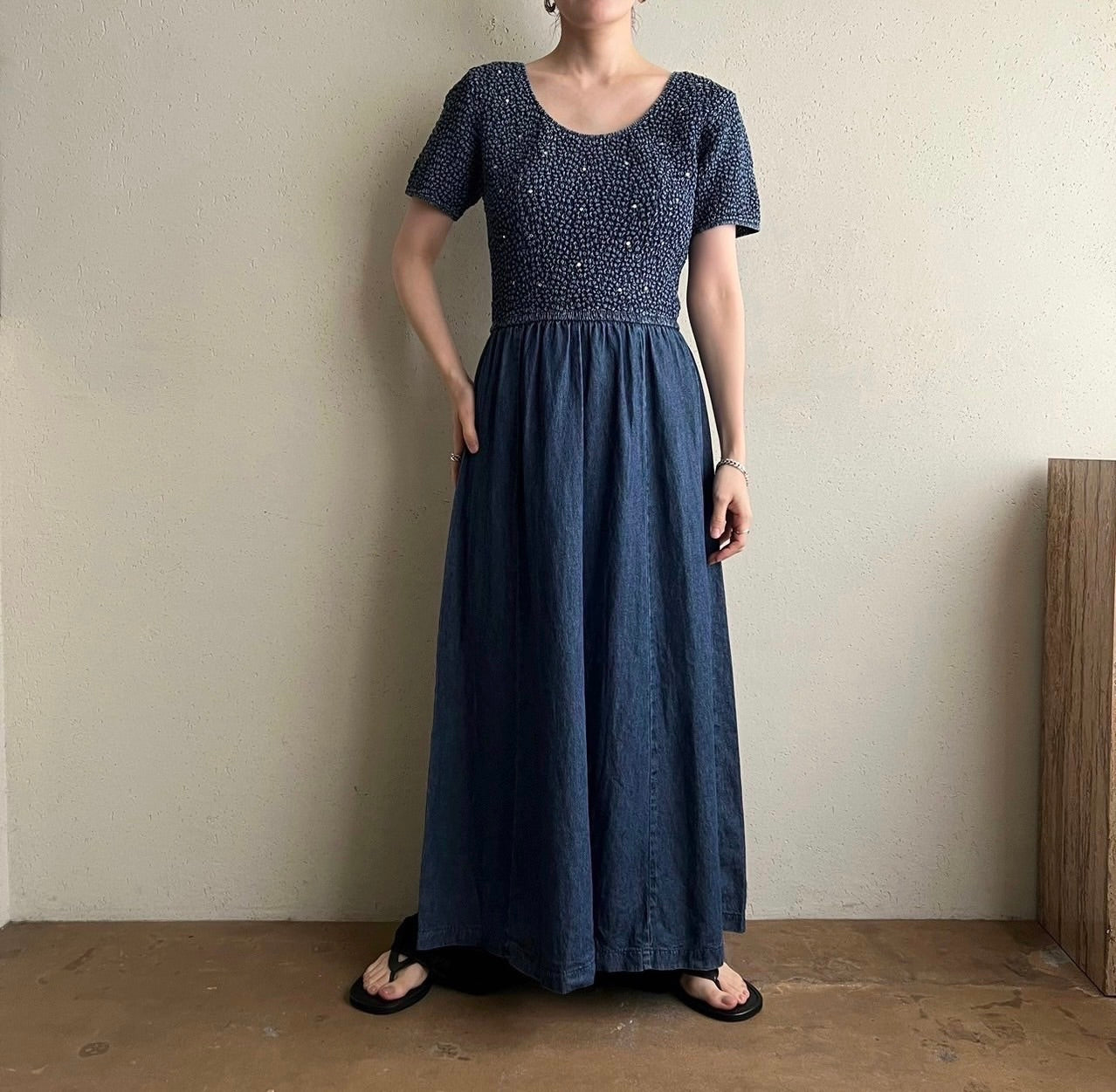 90s Denim Dress Made in USA