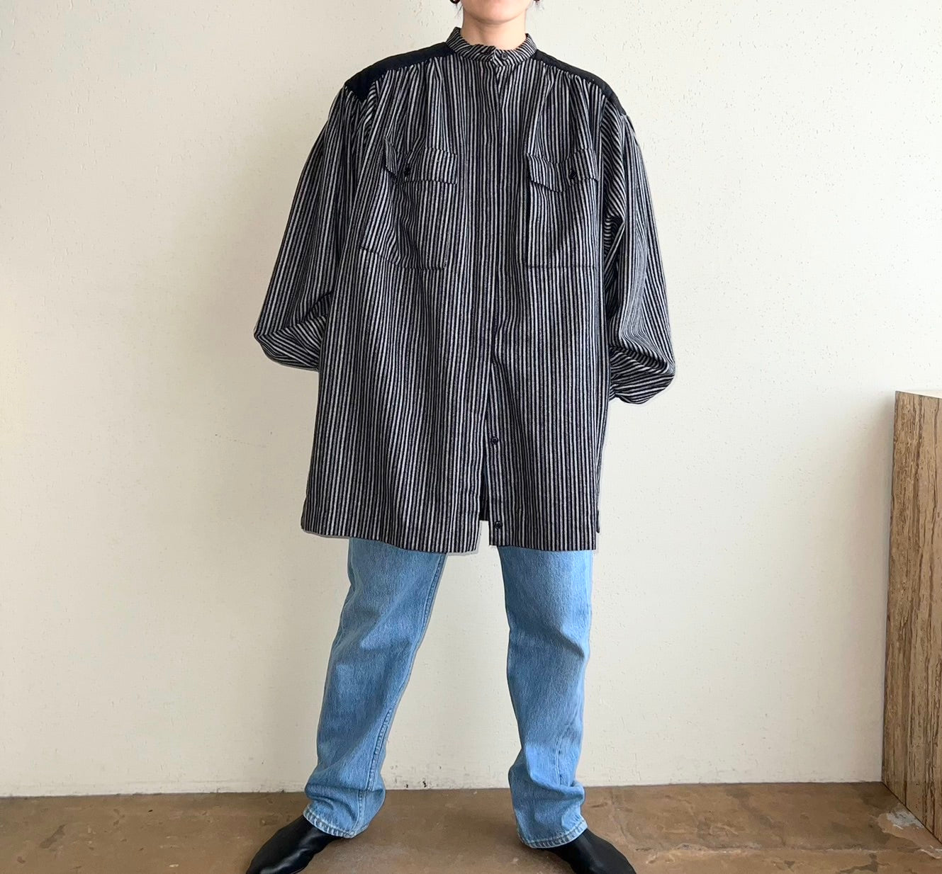 90s Striped Blouse Made in Italy