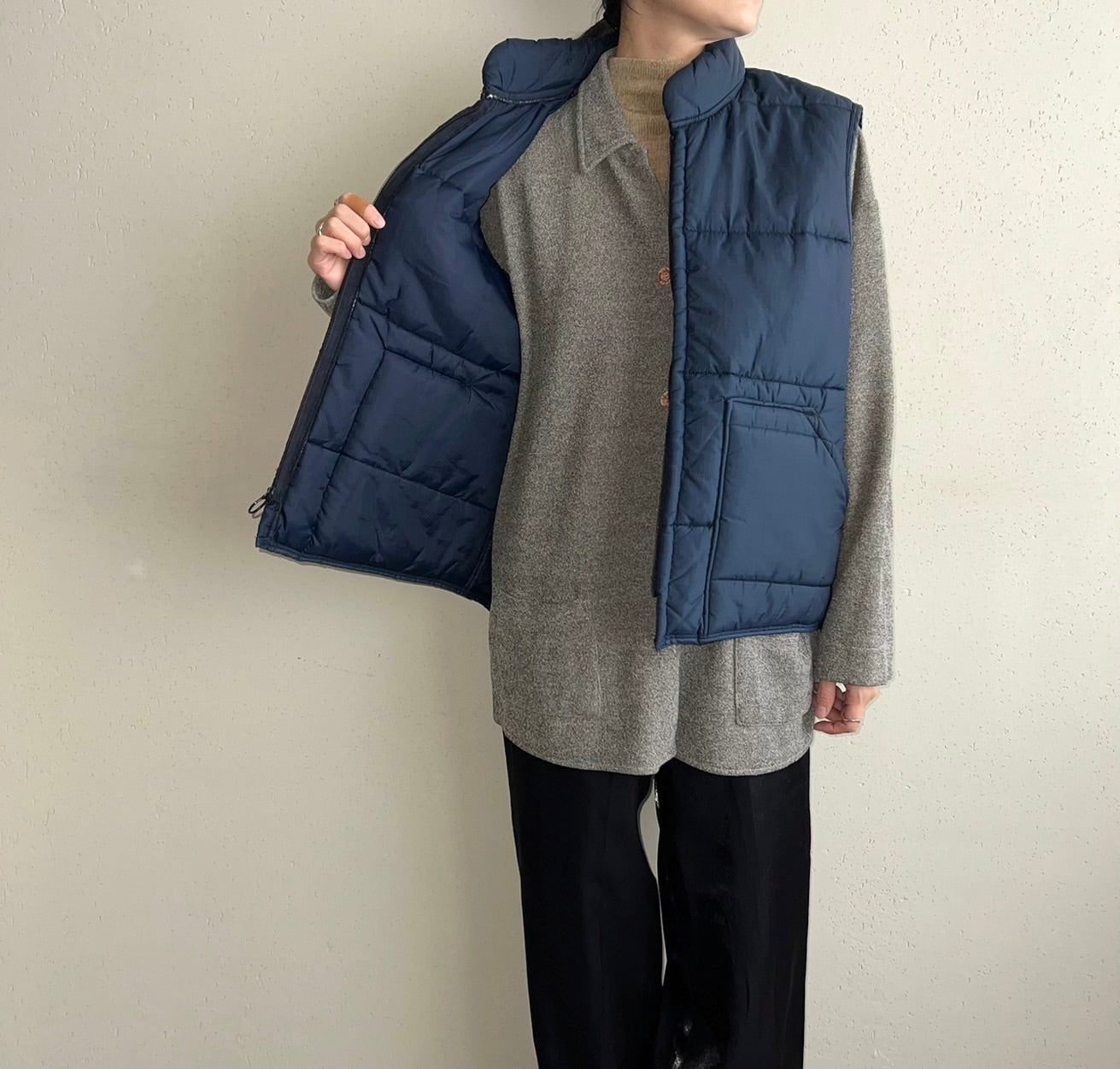 80s Quilted Vest Made in USA