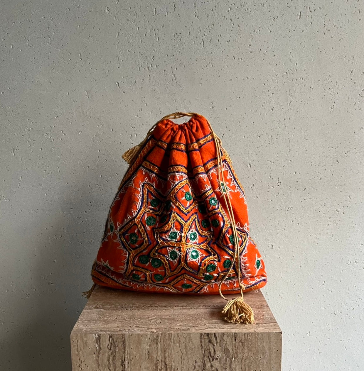 70s Embroidery Bag