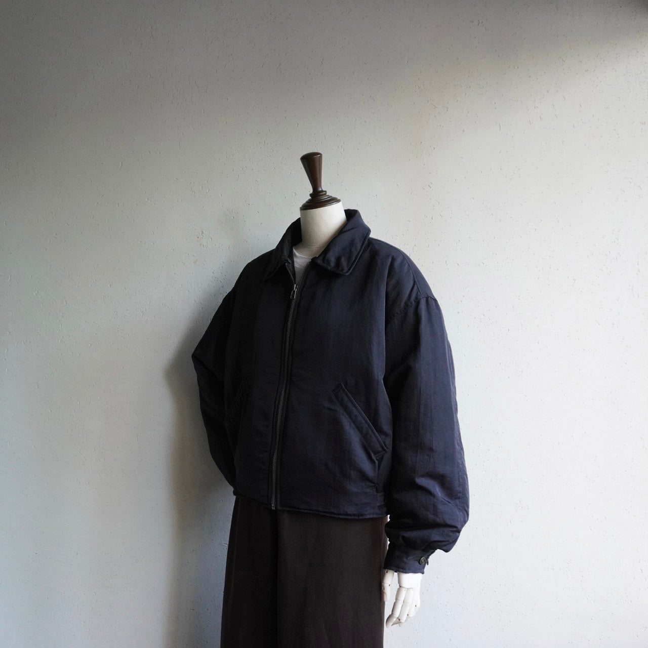 90s Black Nylon Jacket