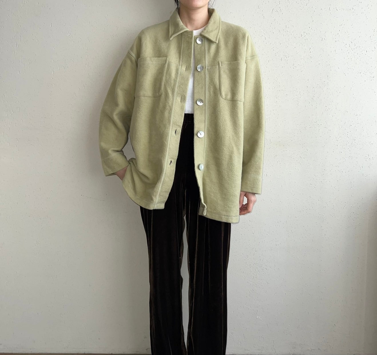 90s Cotton Shirt Jacket