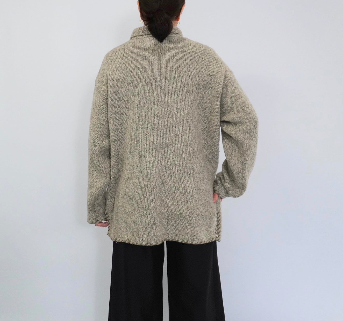 90s "EDDIE BAUER" Knit Cardigan