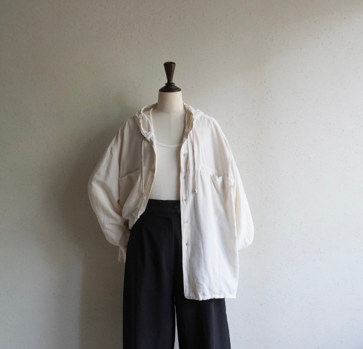90s Hooded Shirt Made in Italy