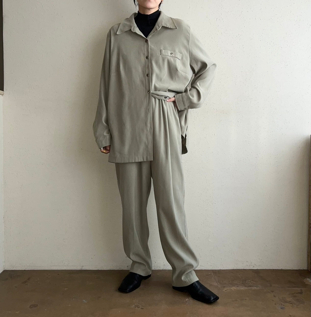 90s Light Green Two-Piece