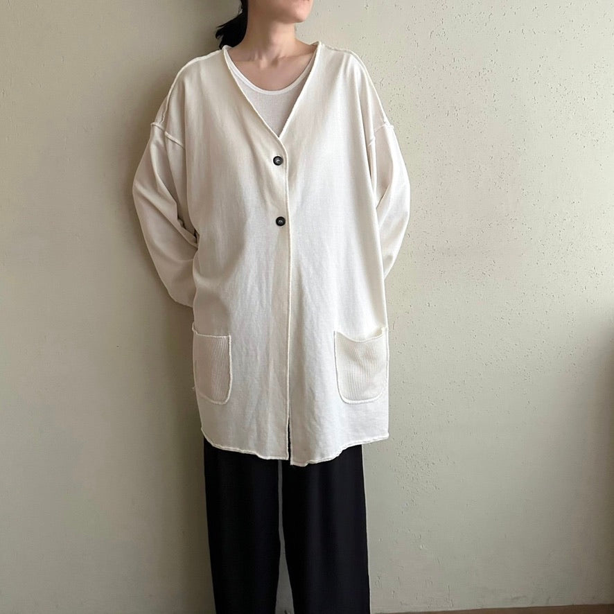 90s Long Sweater Cardigan Made in USA