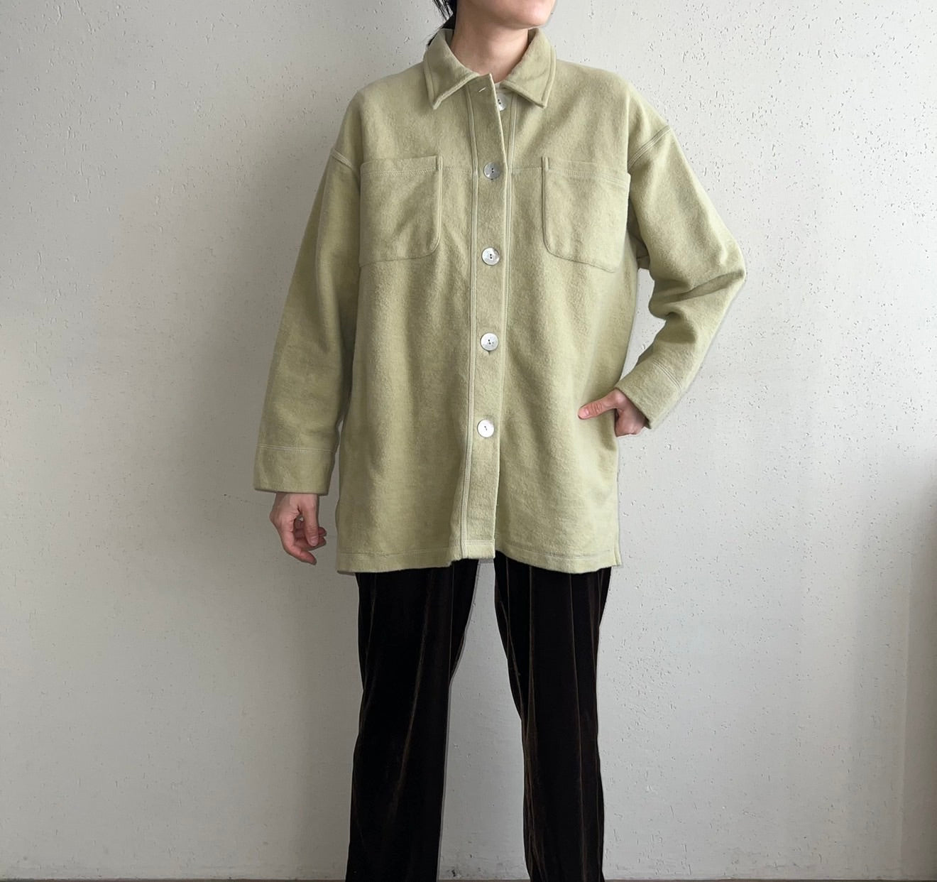 90s Cotton Shirt Jacket
