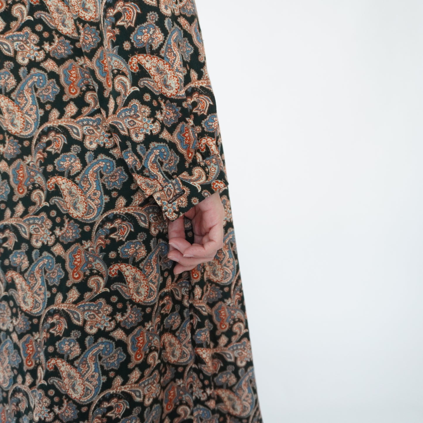 80s Printed Dress Made in Sweden