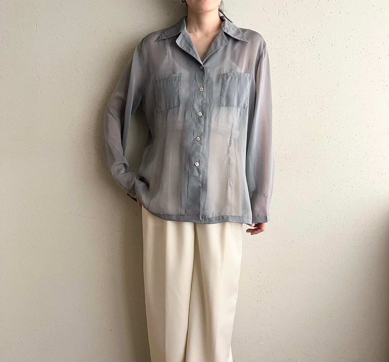 90s EURO Sheer Shirt