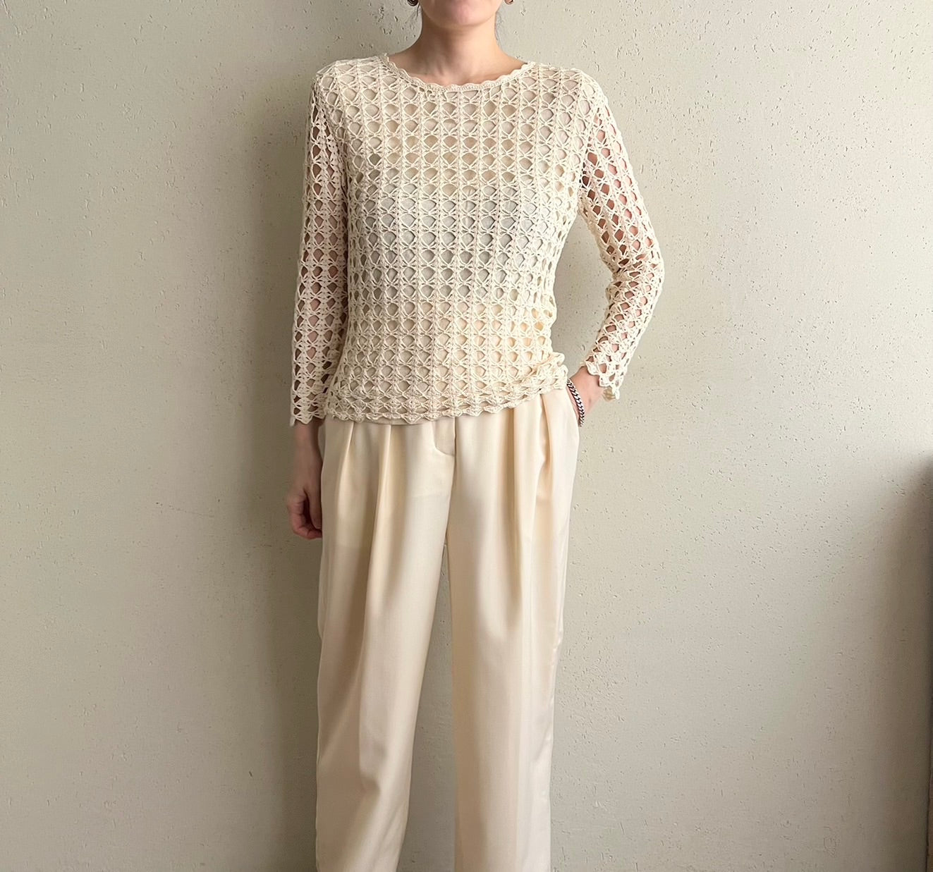 90s Crochet Top