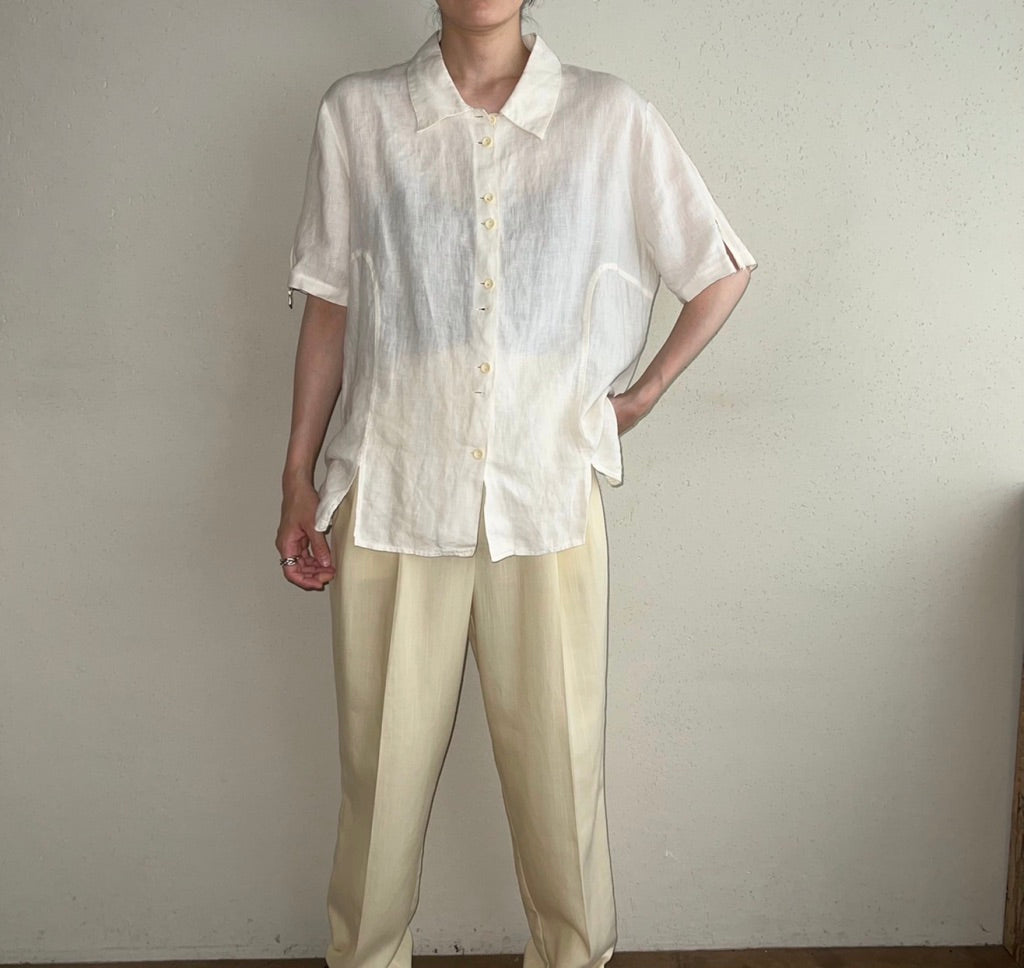90s Zipped Sleeve Shirt Made in Italy