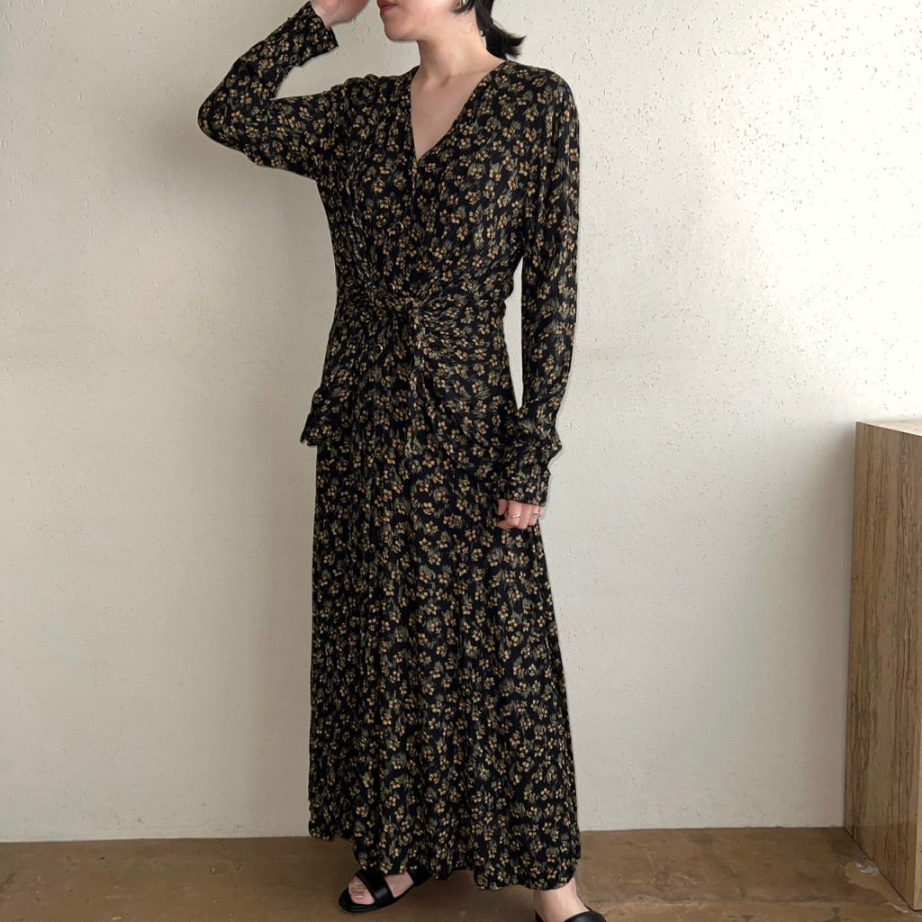 90s Rayon Dress Made in USA