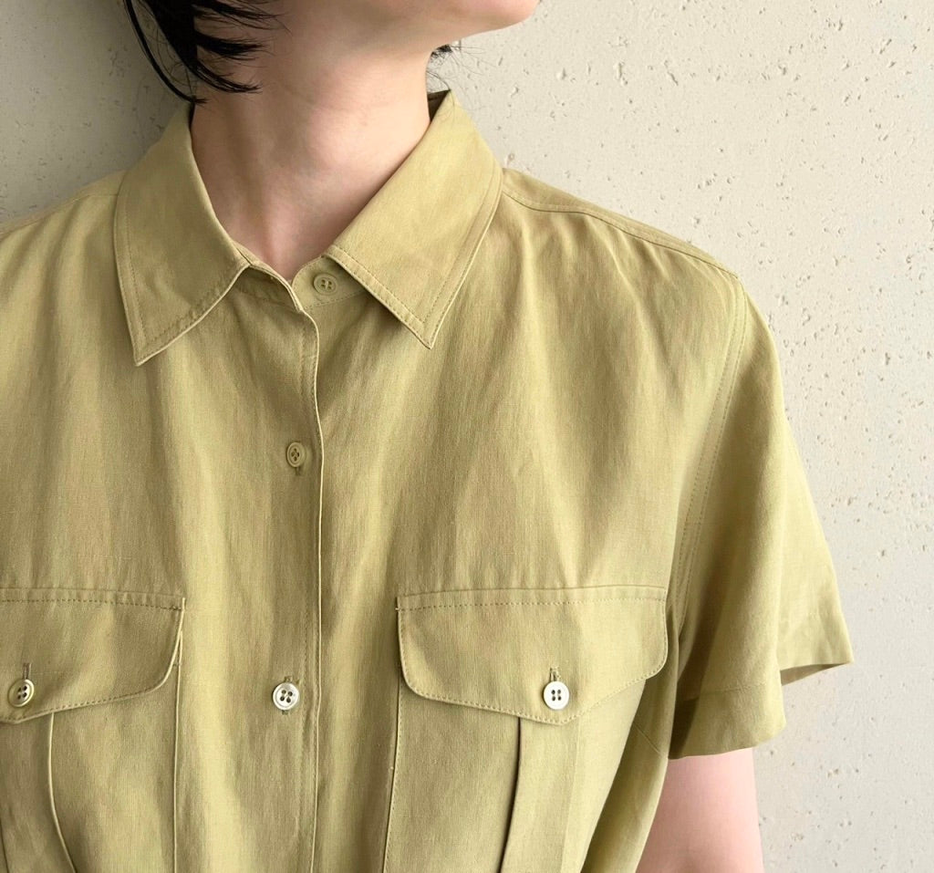 Silk Shirt Dress