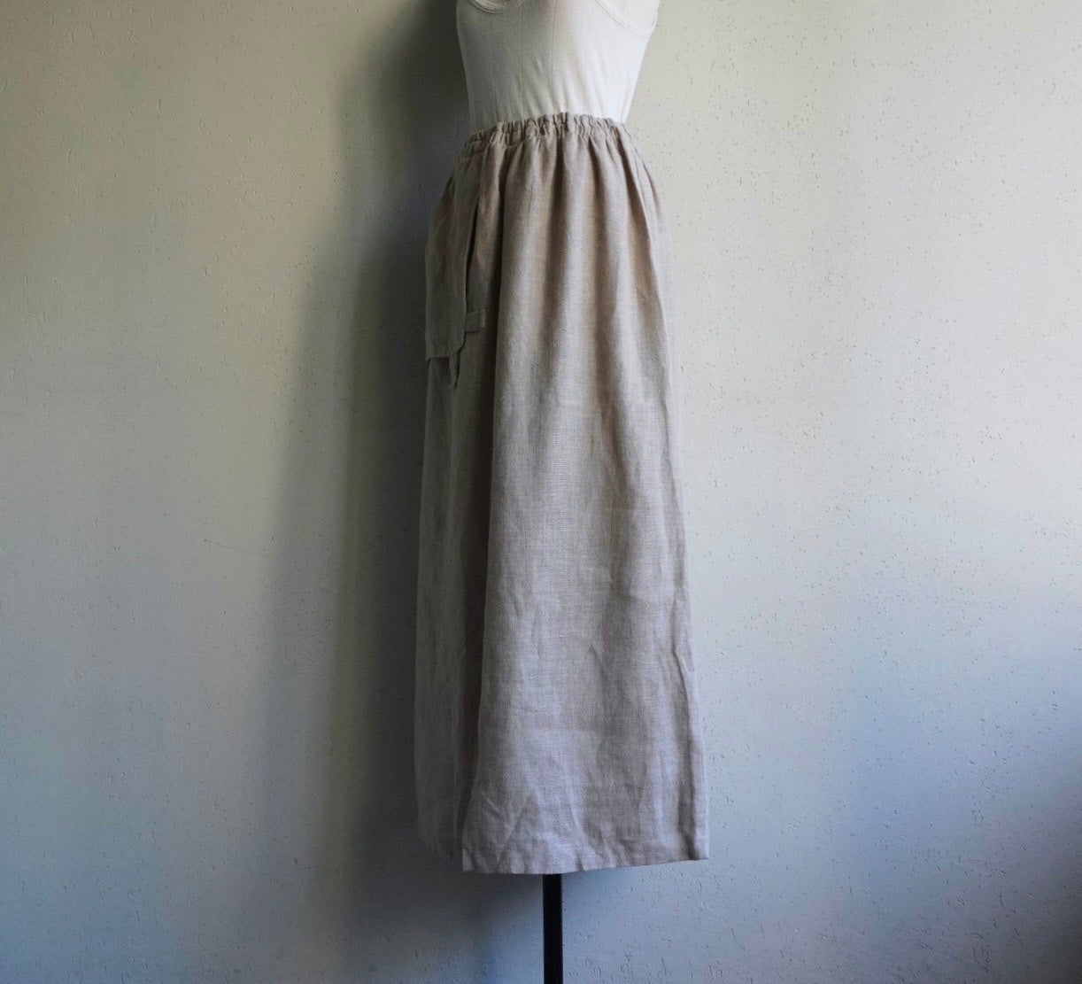 80s EURO Linen Skirt