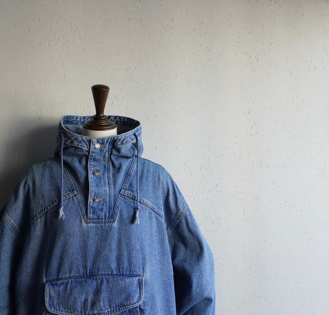 90s Denim Pullover Jacket