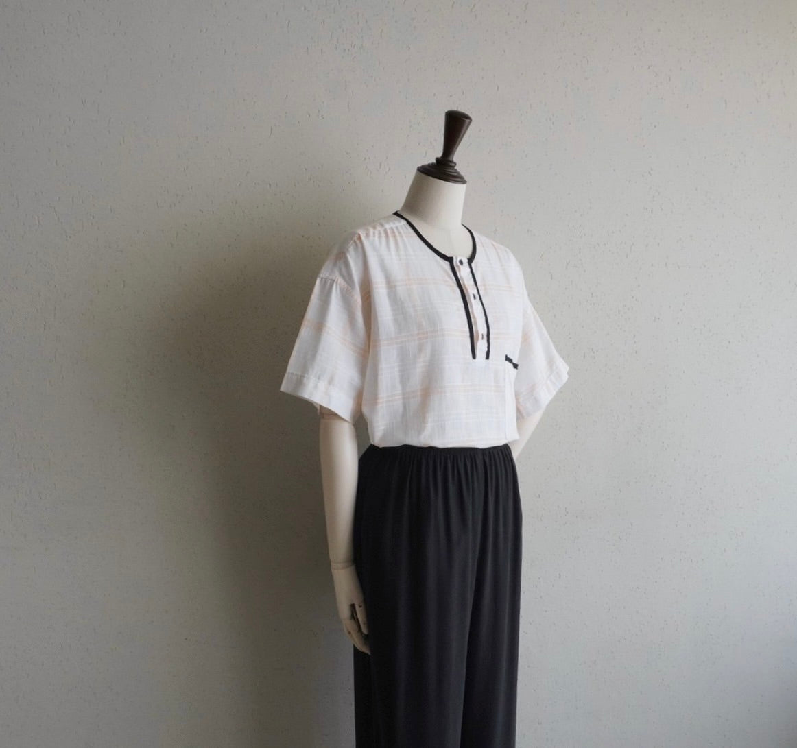 90s Plaid Top Made in Italy