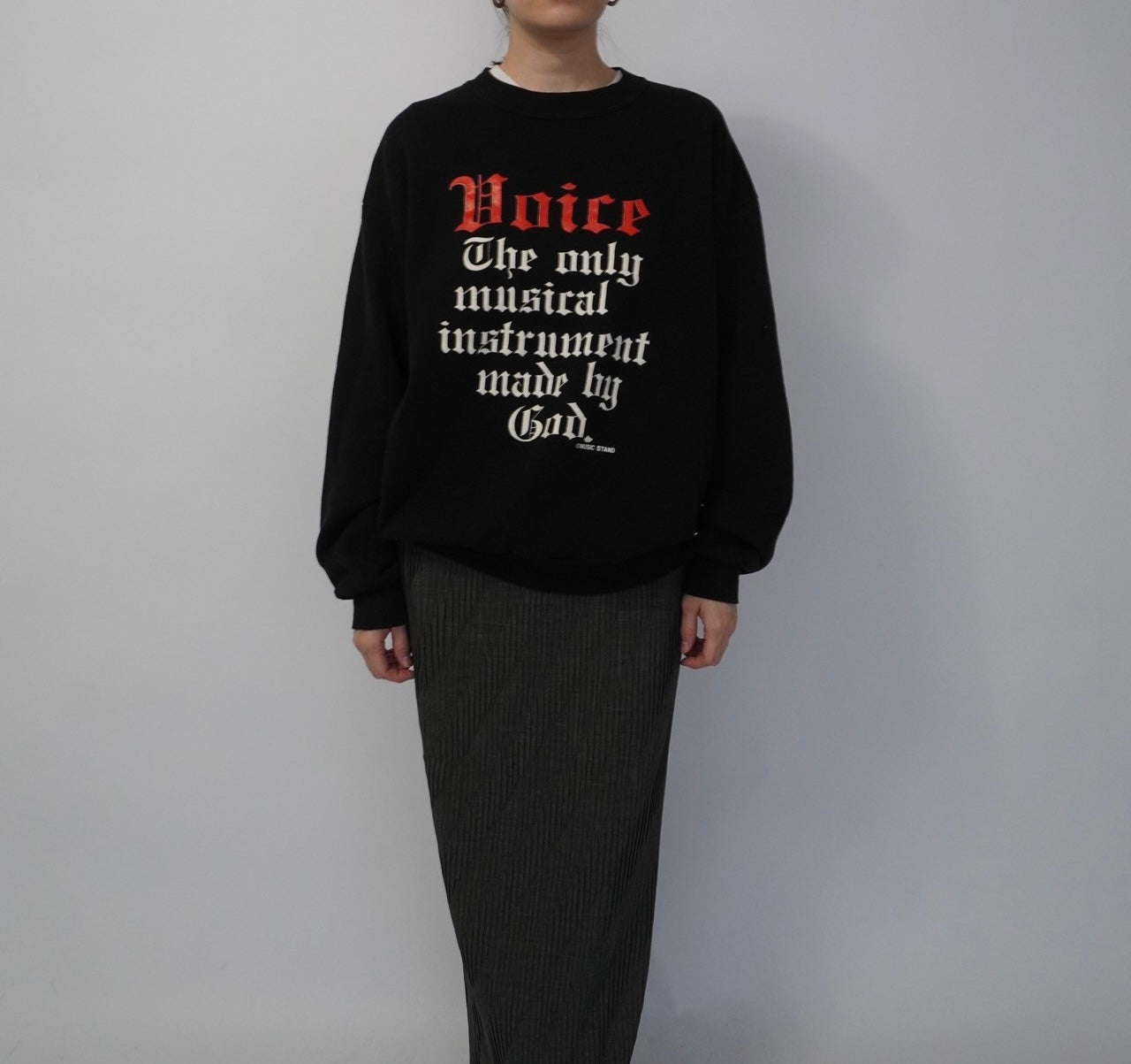 90s Printed Sweater Made in USA