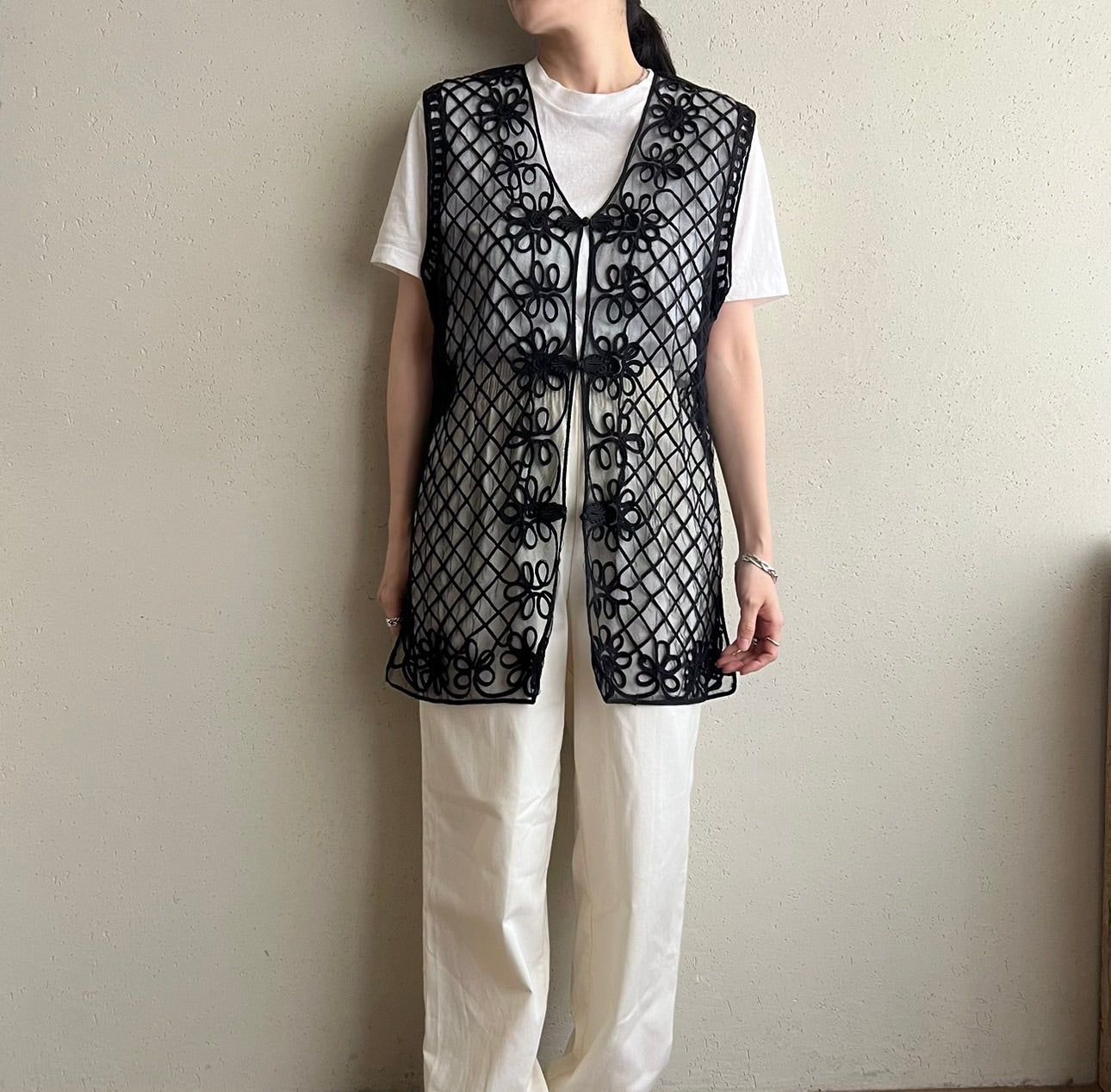 90s Sheer Mesh Vest