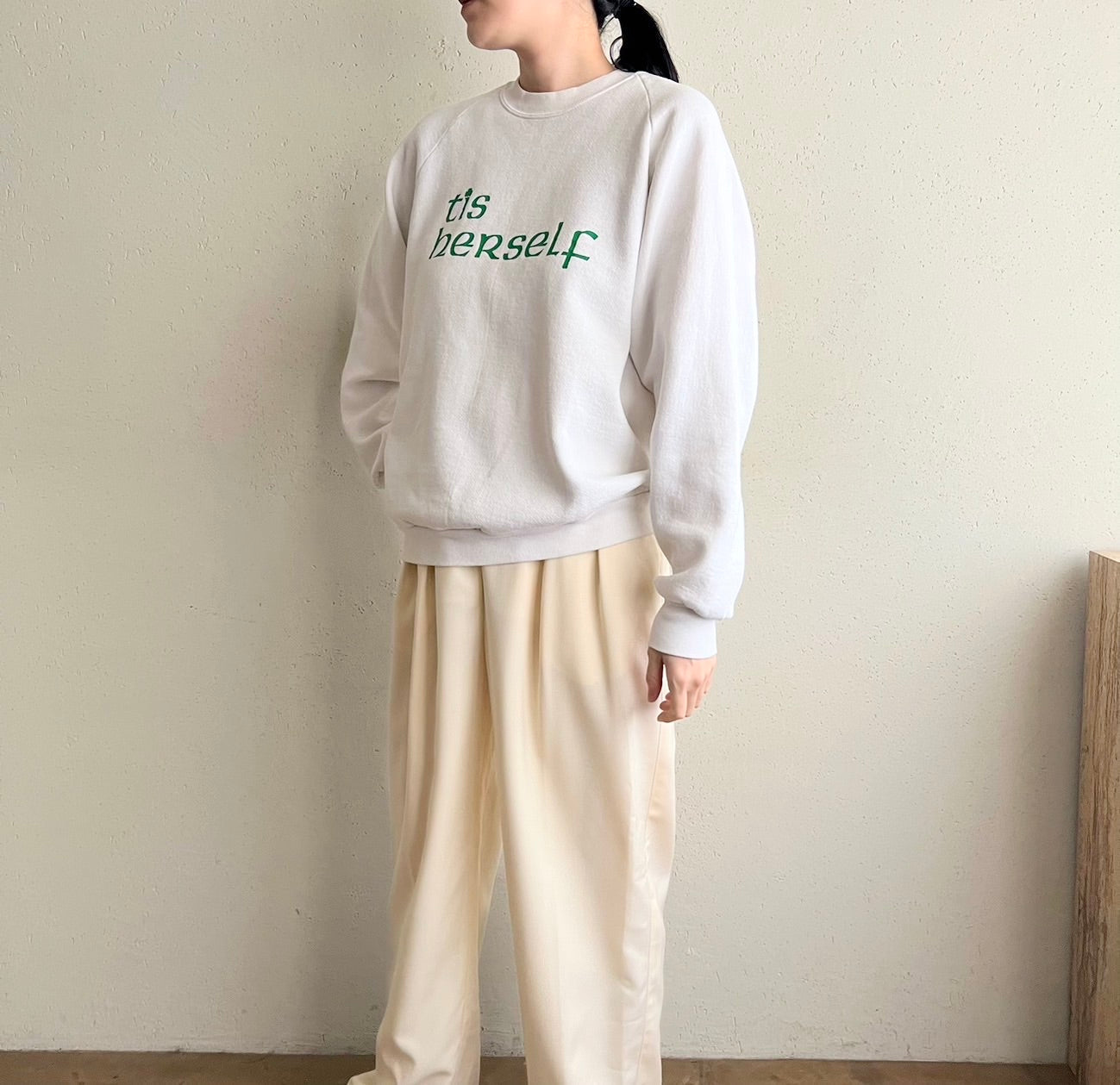 90s Printed Sweater Made in USA