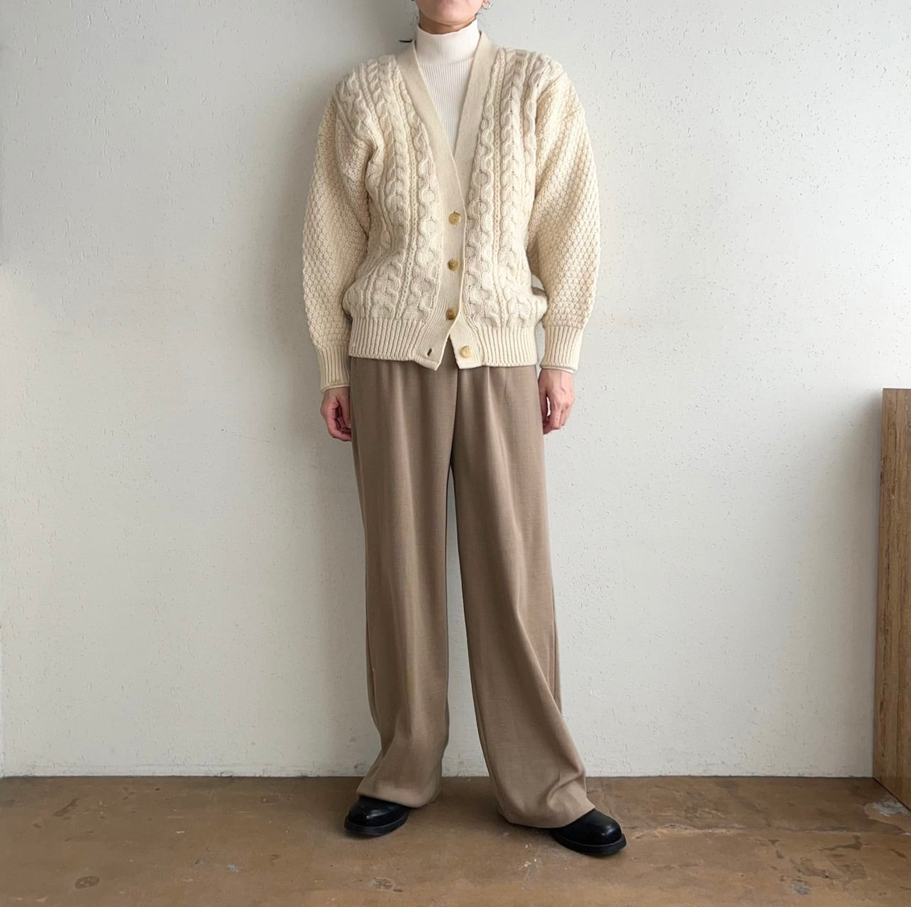 90s Wool Knit Cardigan Made in United Kingdom