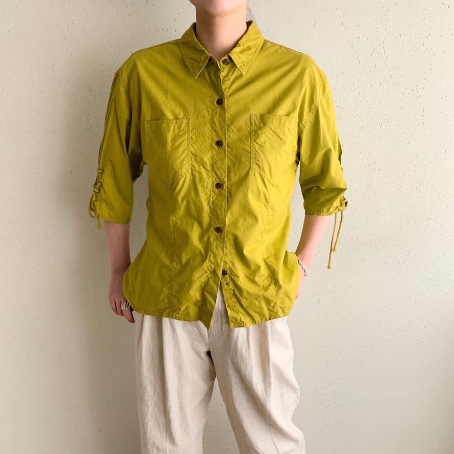 90s EURO Lace Up Shirt