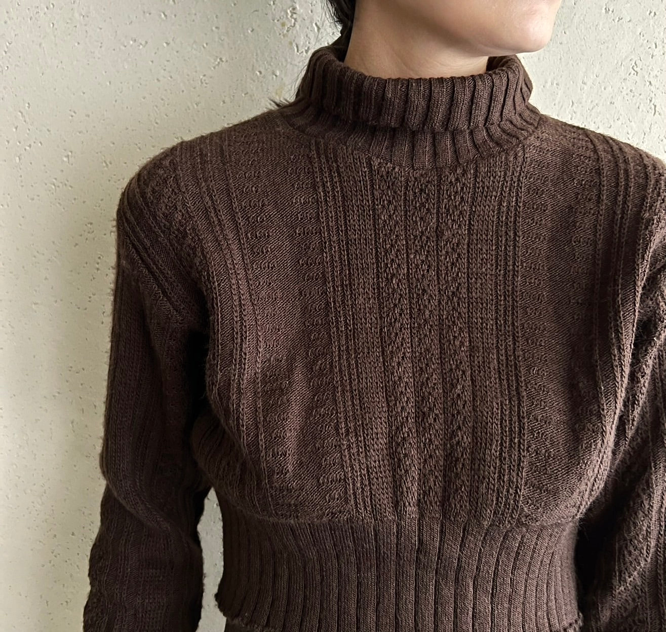 90s Cropped Knit Made in Italy