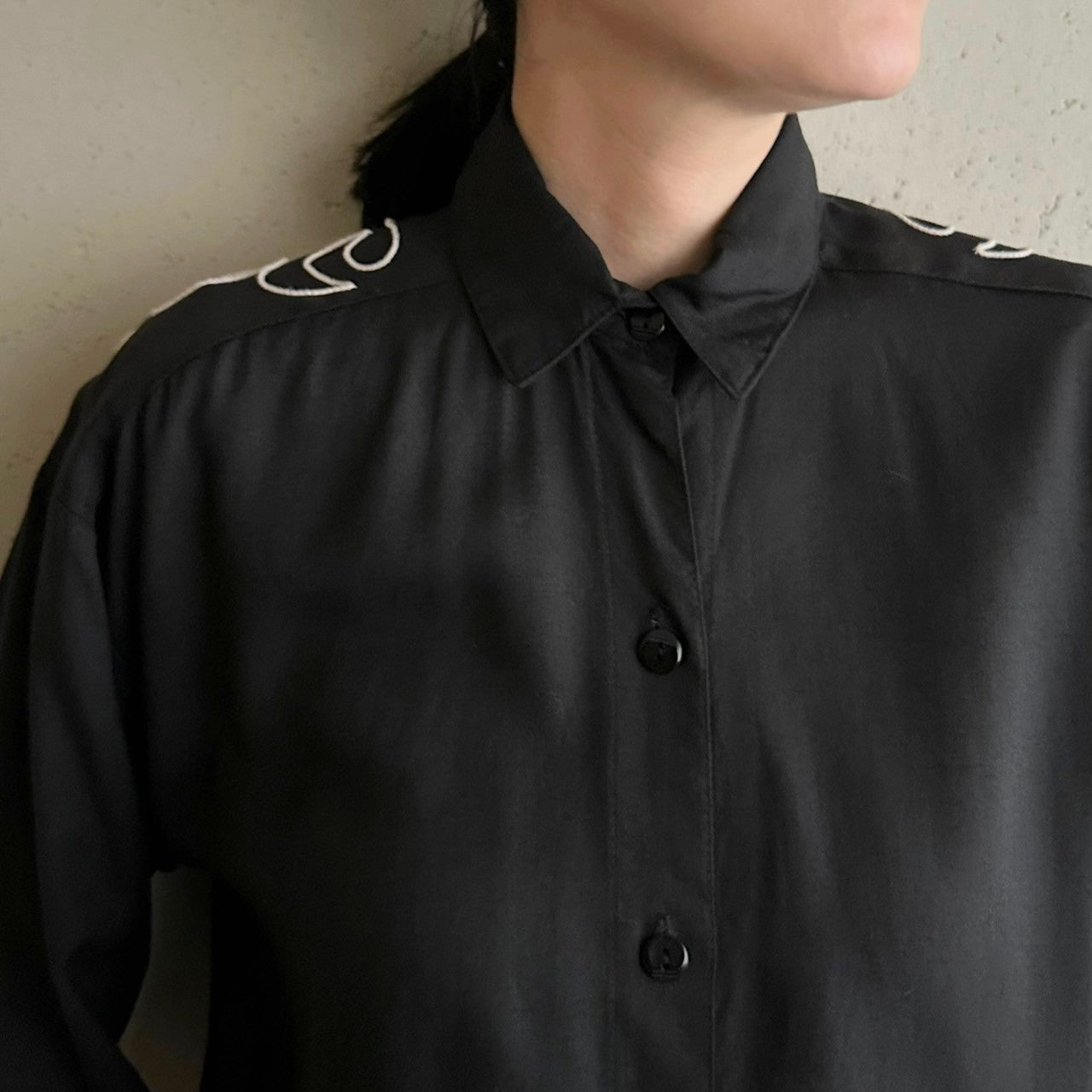 90s Rayon Design Shirt Made in USA