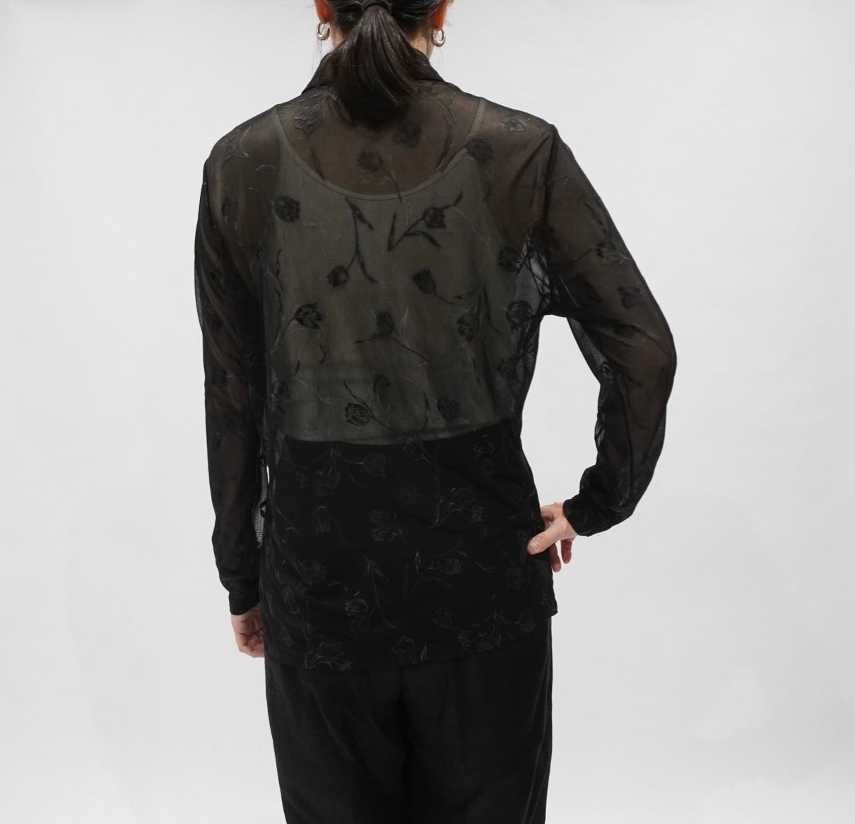 90s Sheer Design Shirt
