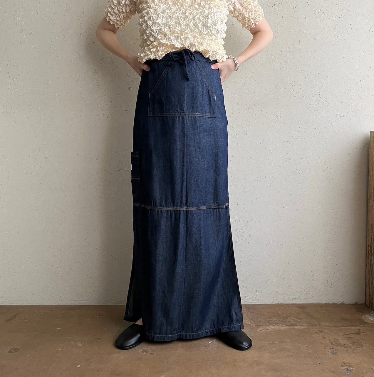 90s Denim Skirt Made in USA