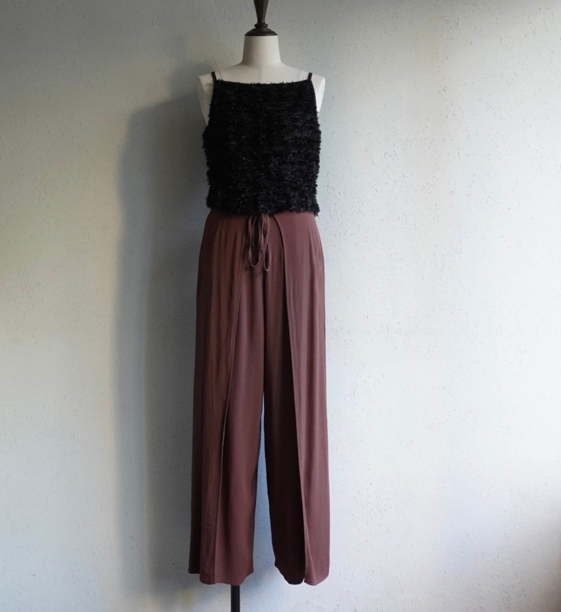 90s Brown Wide Pants
