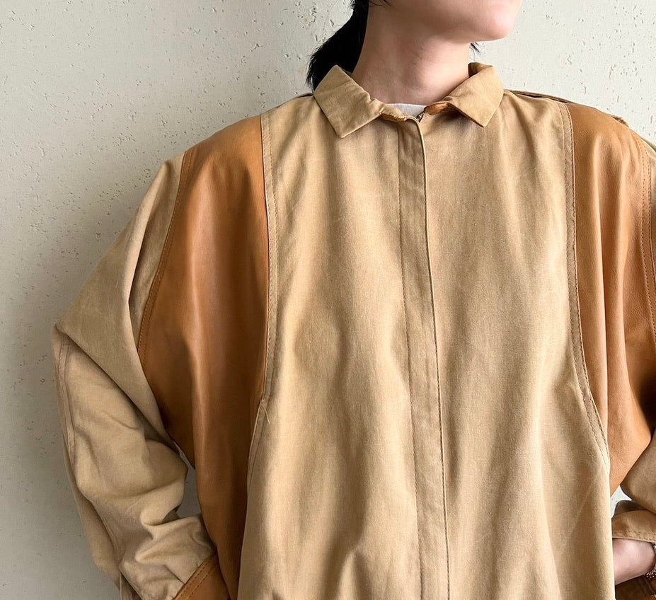 80s "Marina Ferrari" Leather Light Jacket Made in Italy
