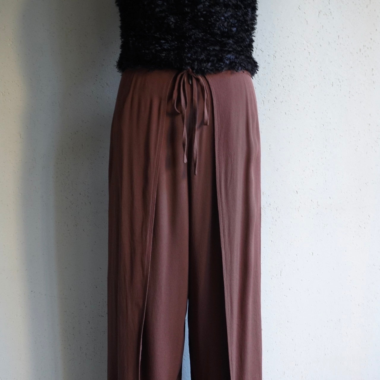90s Brown Wide Pants