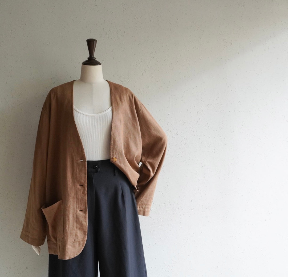 90s Linen Jacket,Blouse