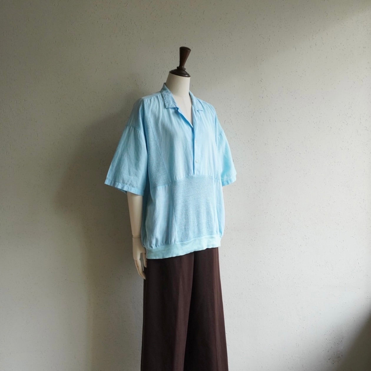 90s Cotton Linen Top Made in Italy