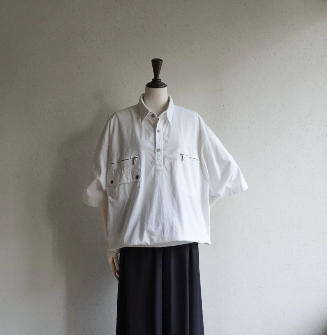 90s EURO Zip Design Top