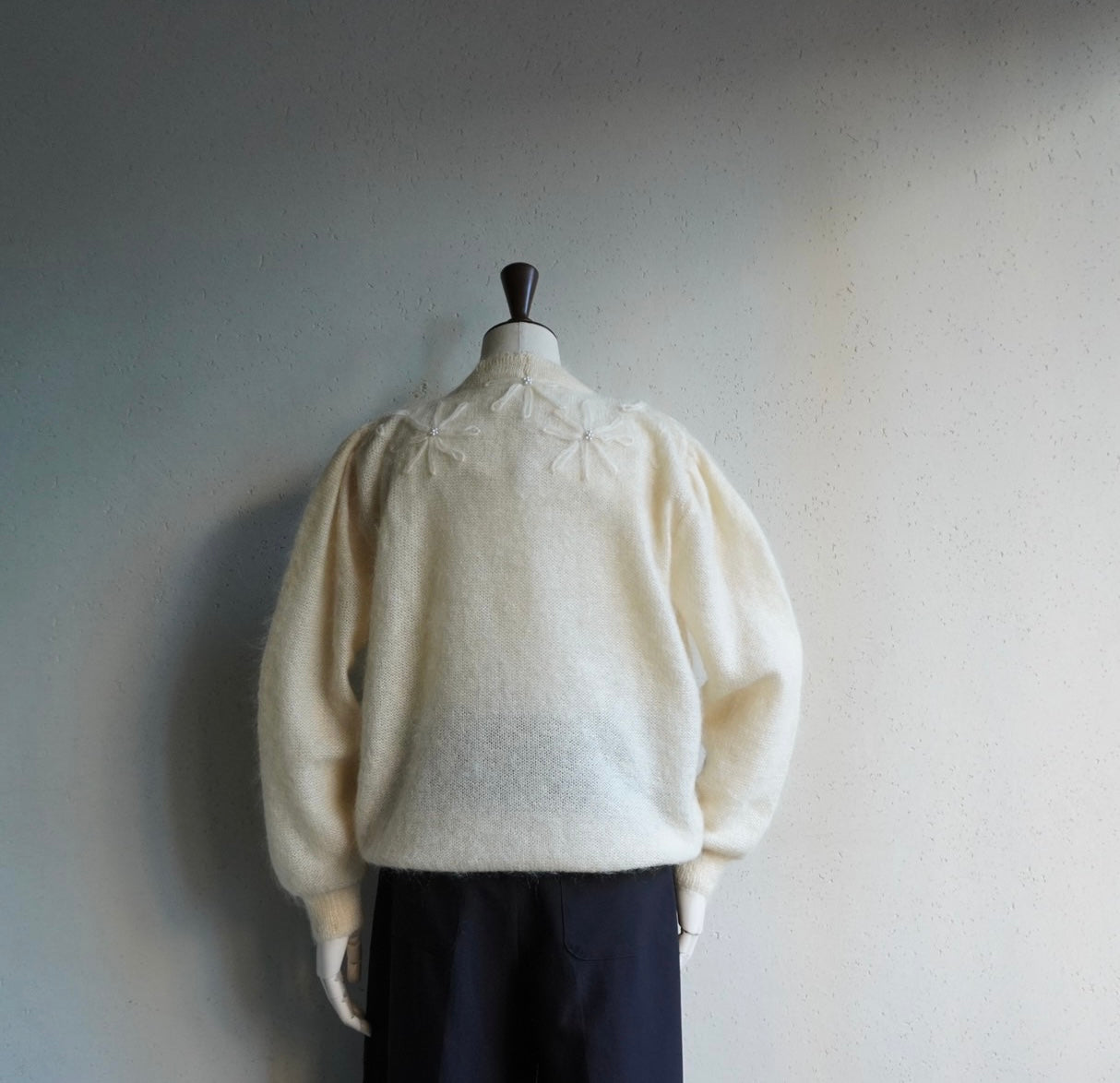 90s Design Mohair Knit Cardigan Made in Italy