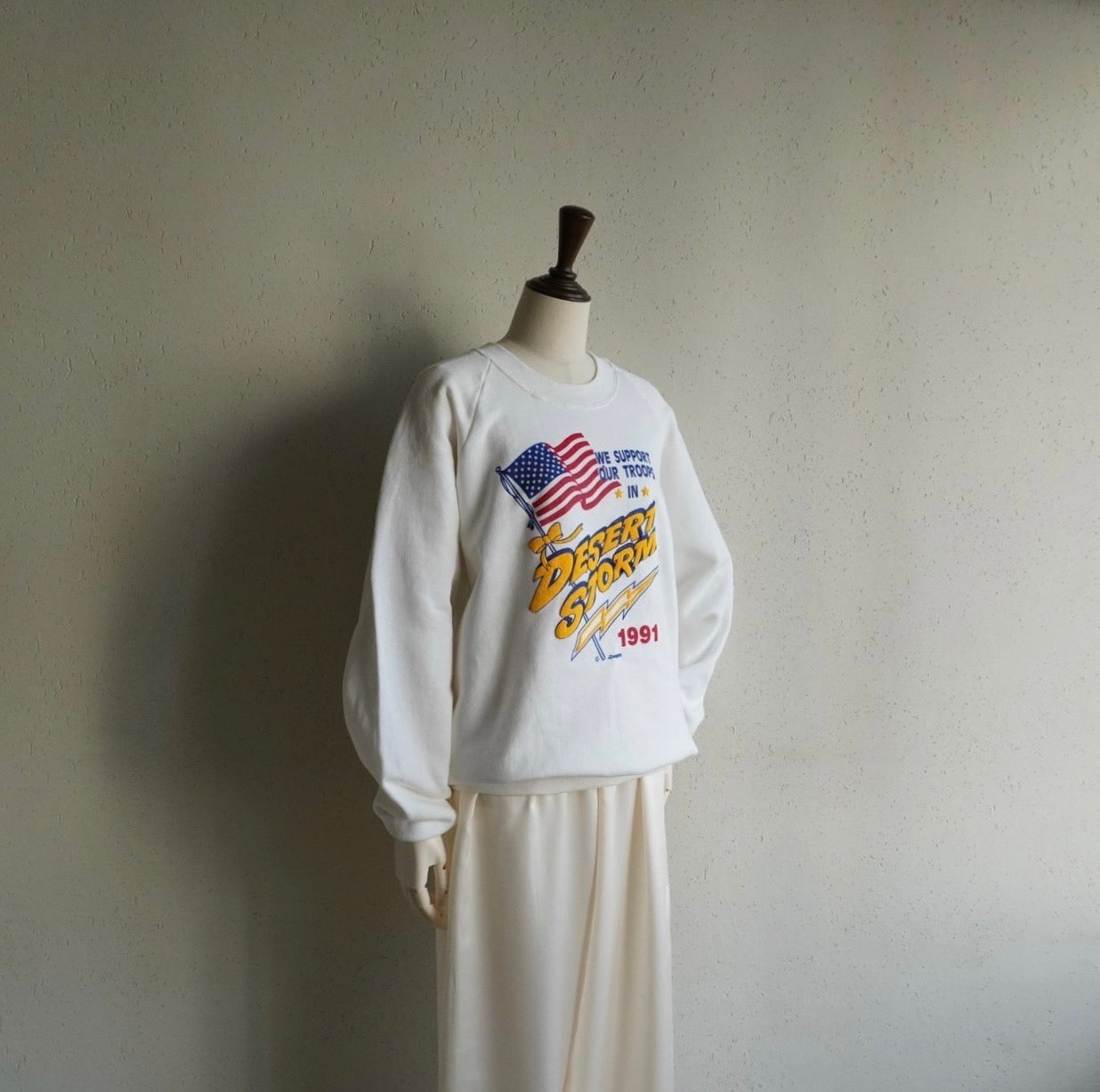 90s Printed Sweater Made in USA