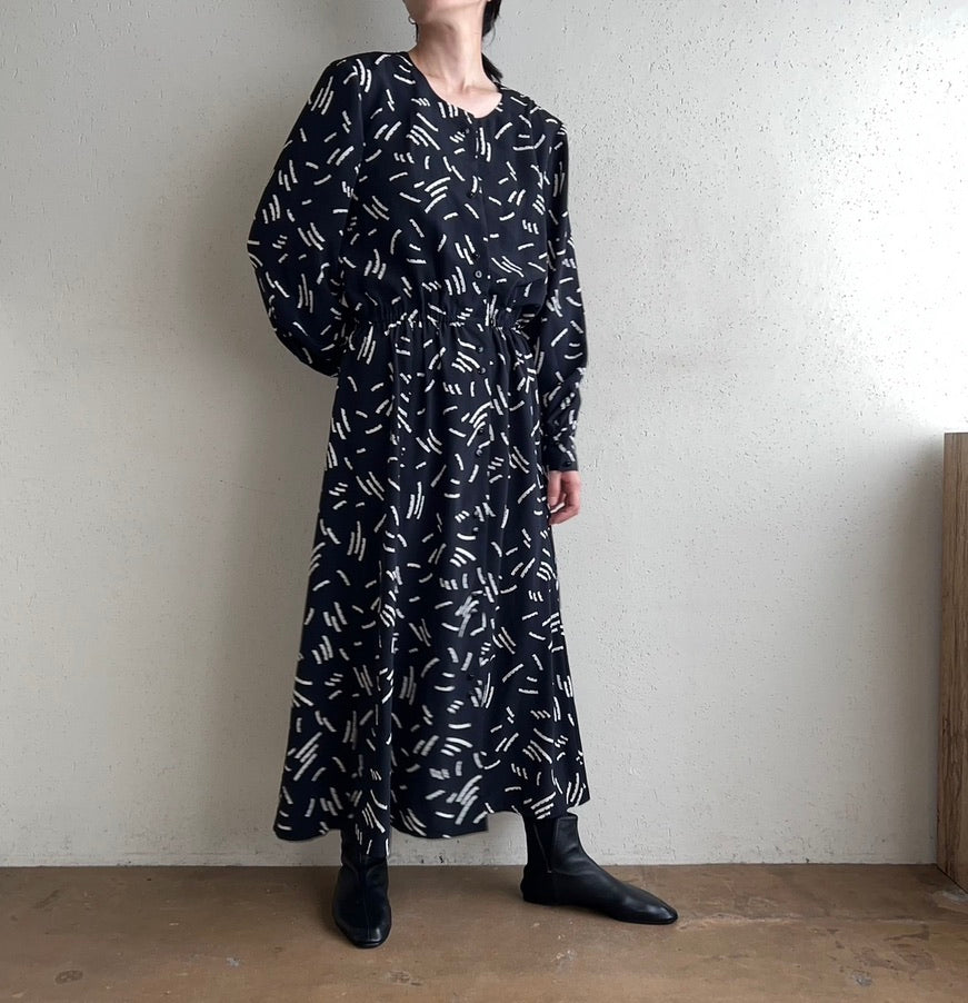 90s Printed Dress