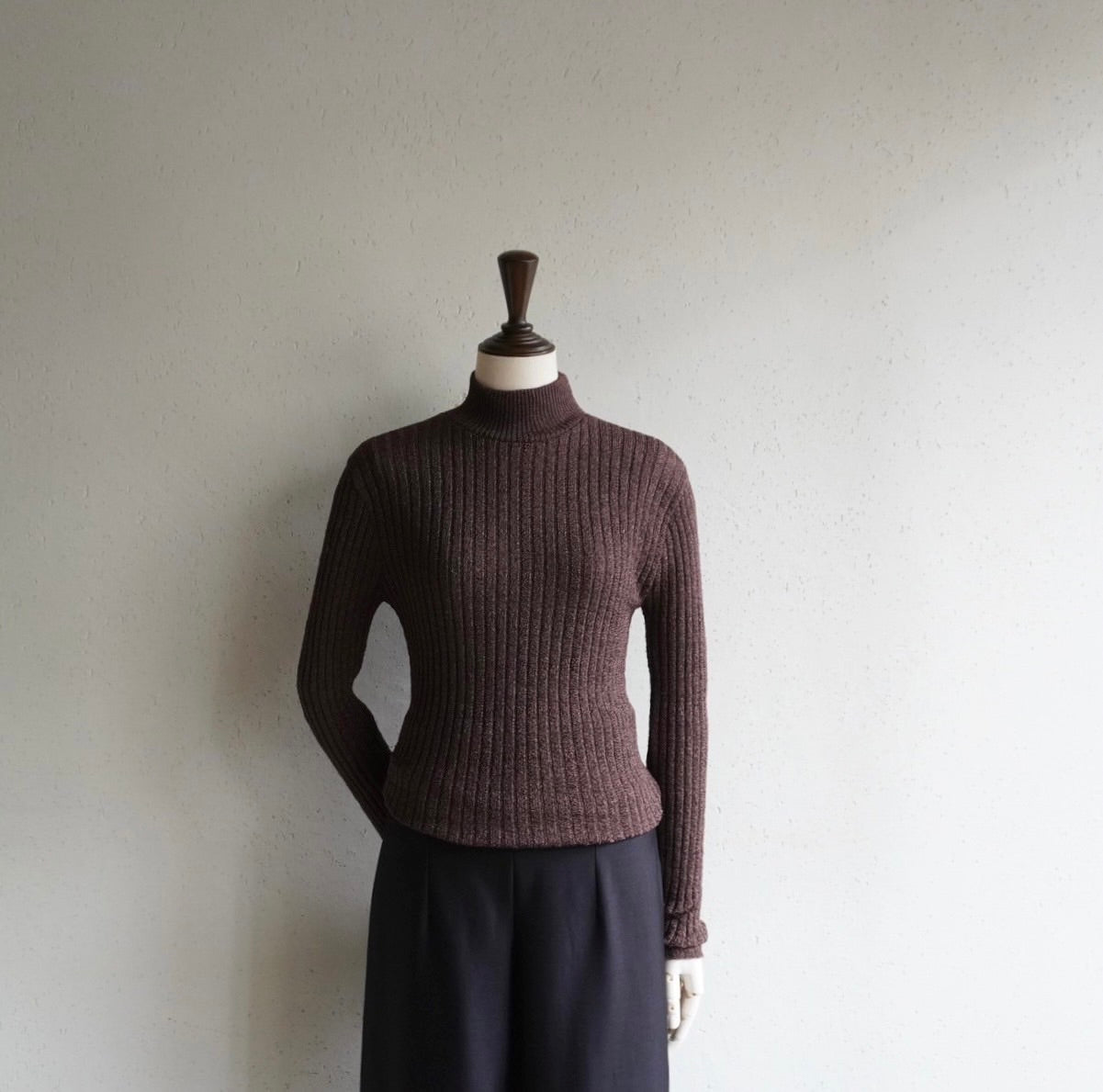 90s Ribbed Top Made in USA