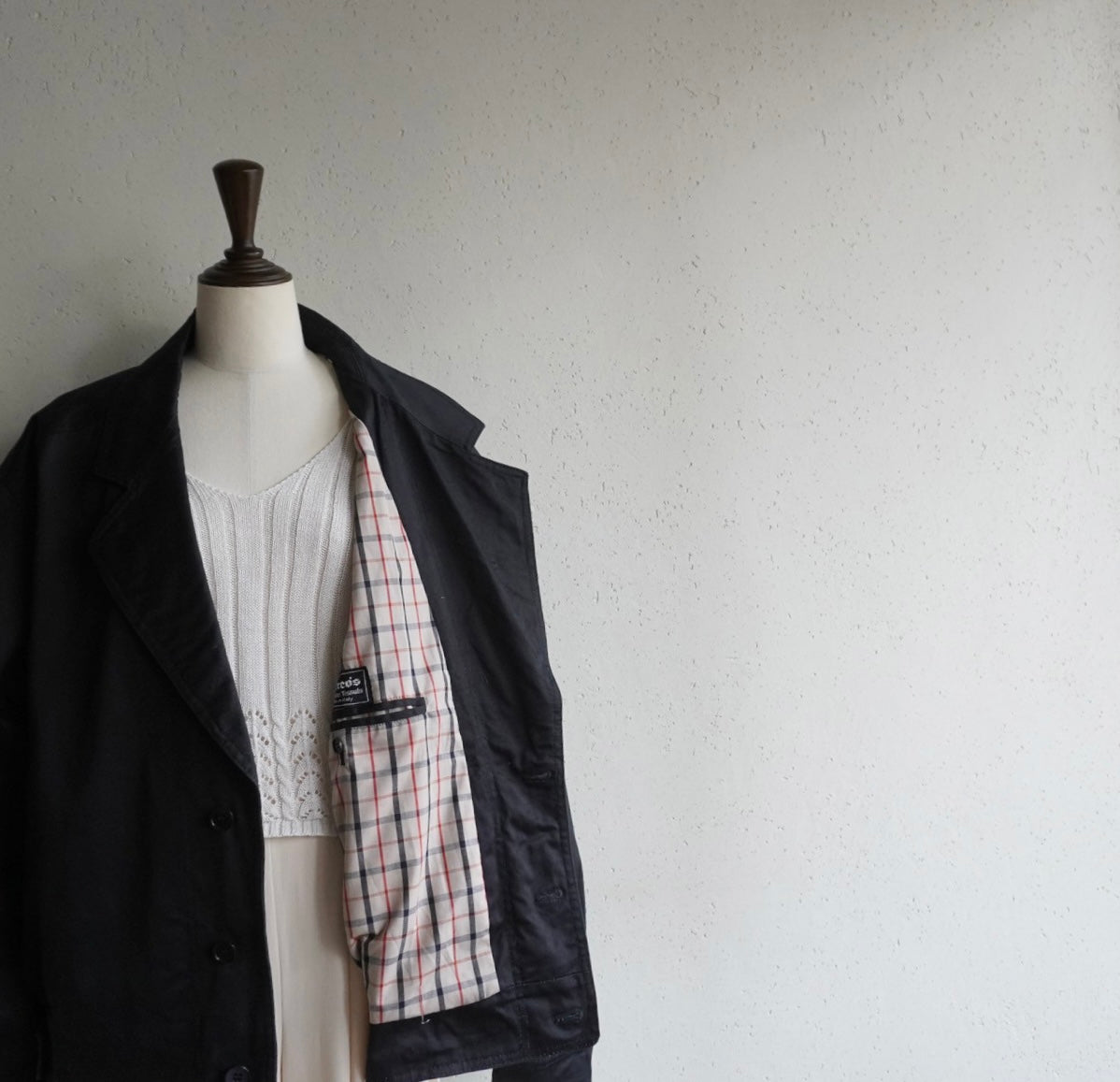 90s Black Jacket Made in Italy