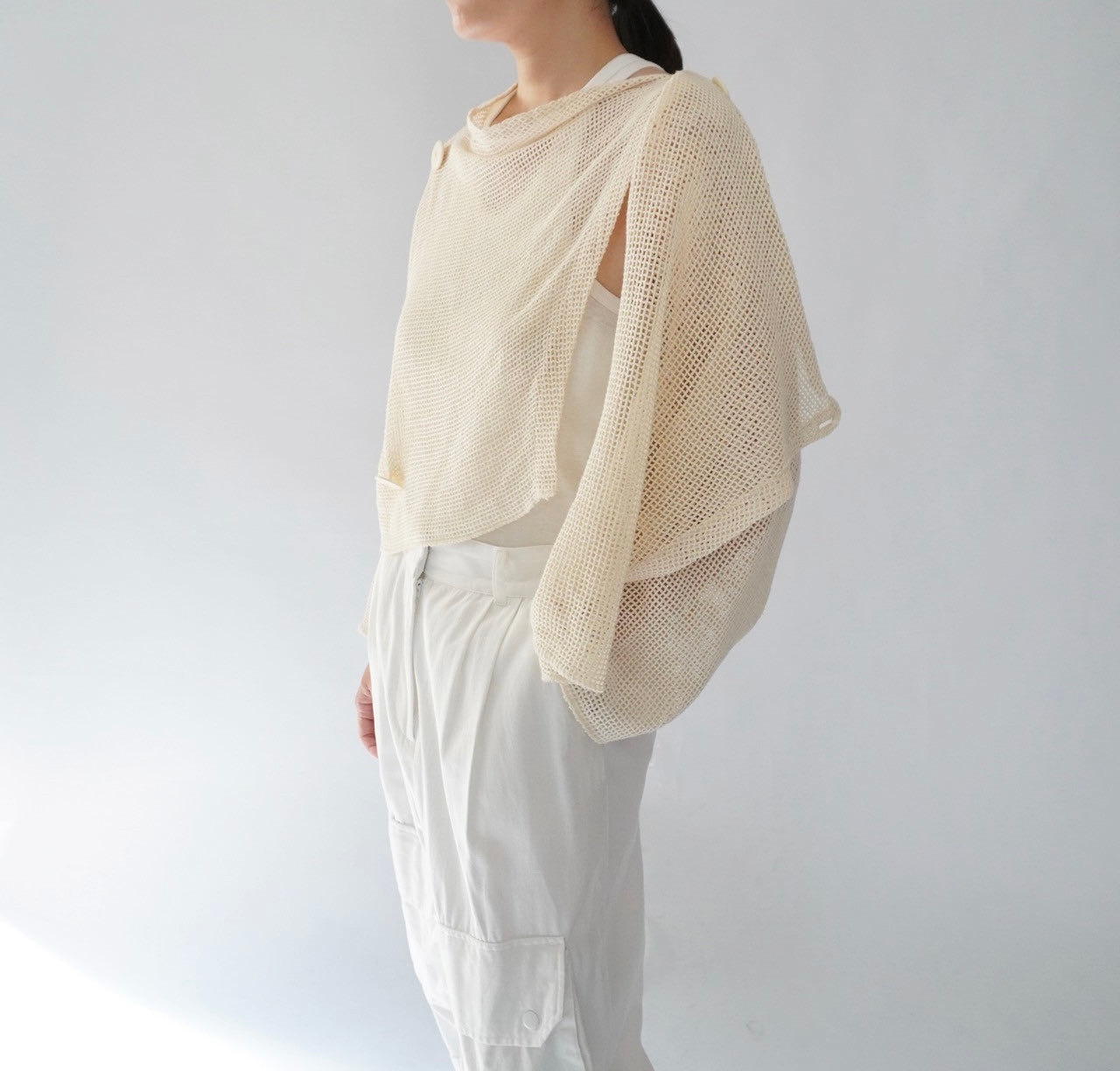 80s "garconne by yokohama" Cotton Cardigan,Jacket