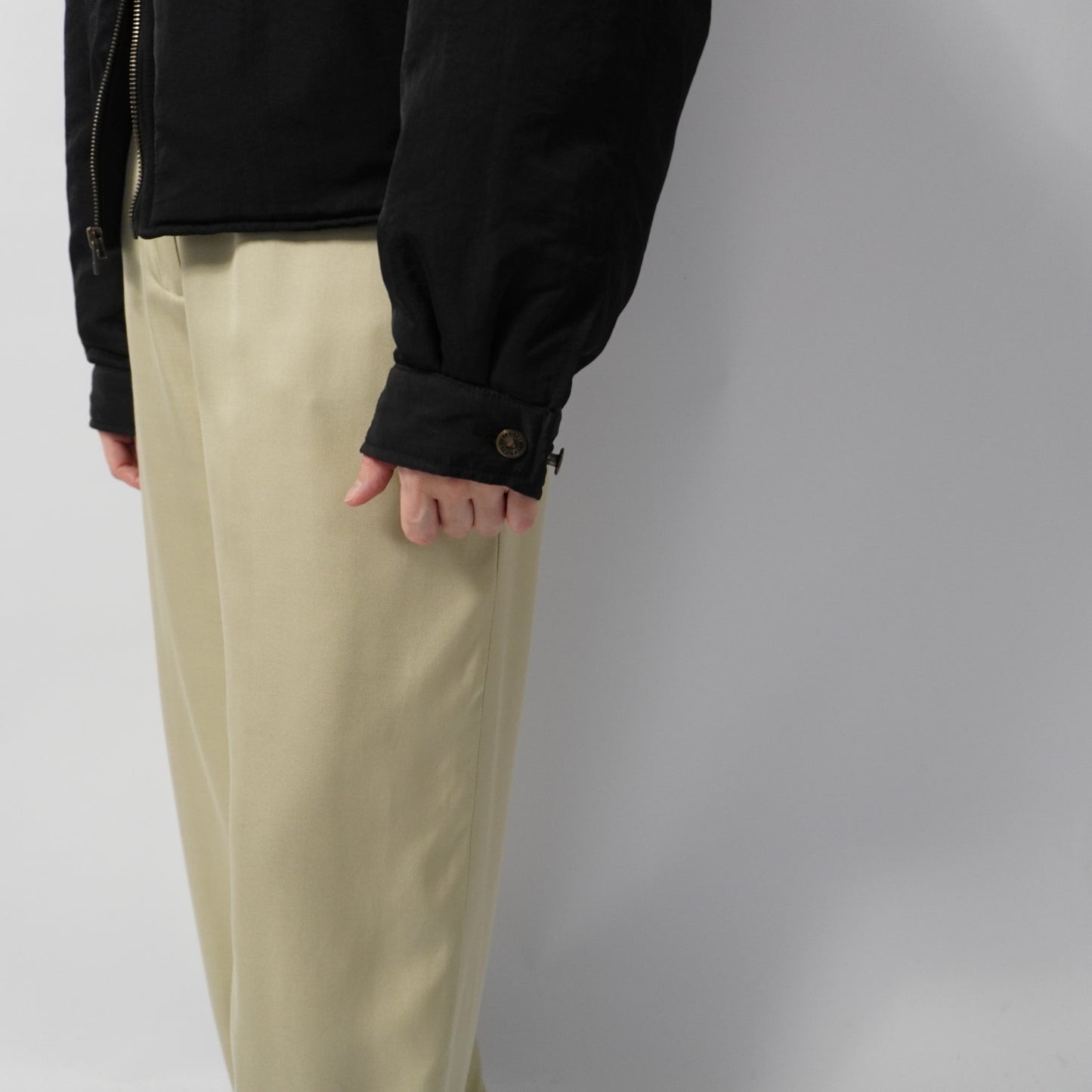 90s Black Nylon Jacket