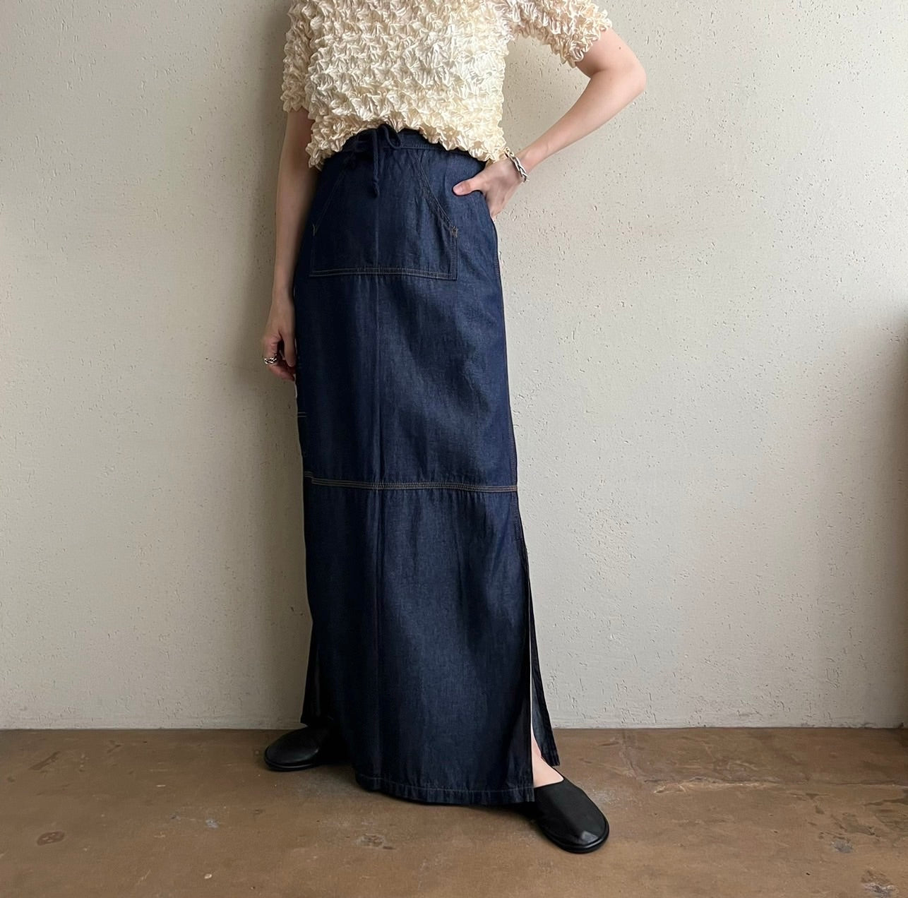 90s Denim Skirt Made in USA