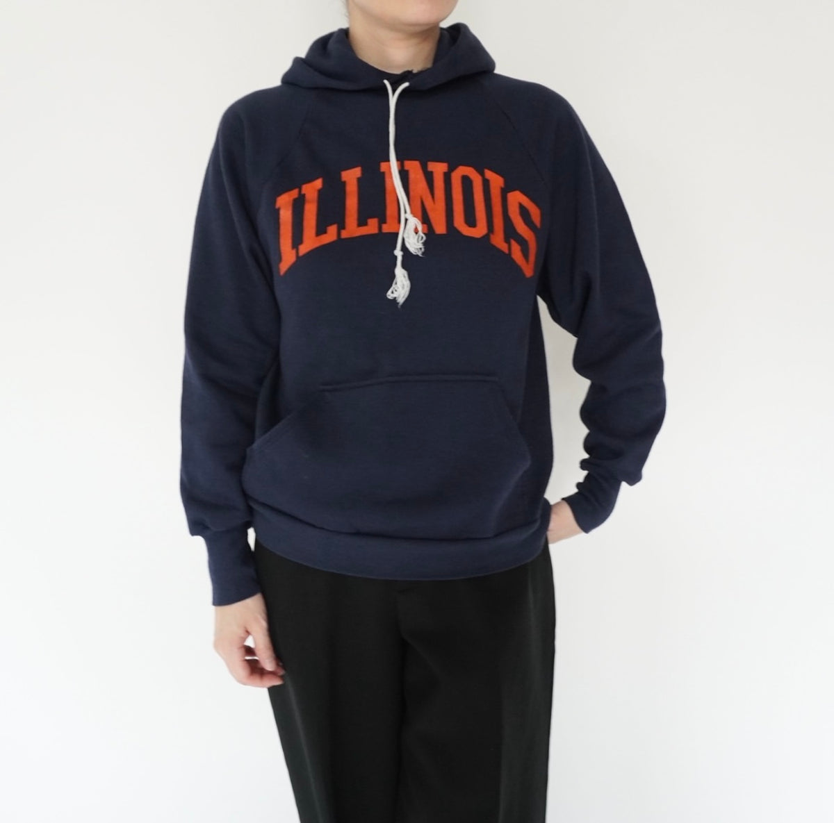 80s Hooded Sweater Made in USA
